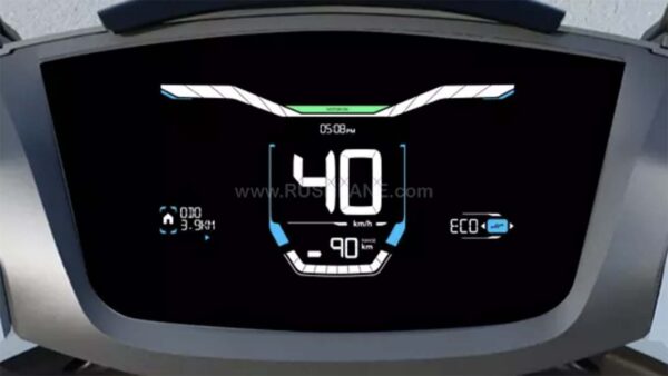 Ather 450S new LCD screen Layout